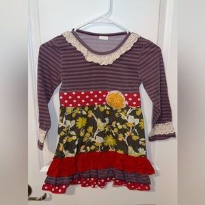 Girls, 6/7 boutique long-sleeve top